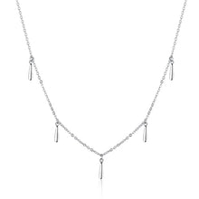 Load image into Gallery viewer, BELAWANG Luxury 925 Silver Coker Rhinestone Pendant Necklace Round Crystal Women Chain Sterling-Silver-Jewelry