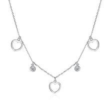 Load image into Gallery viewer, BELAWANG Luxury 925 Silver Coker Rhinestone Pendant Necklace Round Crystal Women Chain Sterling-Silver-Jewelry
