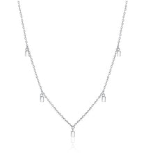 Load image into Gallery viewer, BELAWANG Luxury 925 Silver Coker Rhinestone Pendant Necklace Round Crystal Women Chain Sterling-Silver-Jewelry