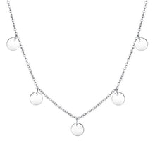 Load image into Gallery viewer, BELAWANG Luxury 925 Silver Coker Rhinestone Pendant Necklace Round Crystal Women Chain Sterling-Silver-Jewelry