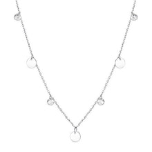 Load image into Gallery viewer, BELAWANG Luxury 925 Silver Coker Rhinestone Pendant Necklace Round Crystal Women Chain Sterling-Silver-Jewelry