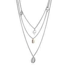 Load image into Gallery viewer, Fashion Black Rope Chain Natural Seashell Choker Necklace Collar Necklace Shell Choker Necklaces for Summer Beach Gifts Jewelry