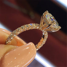 Load image into Gallery viewer, Hot Sale Fashion Luxury  Full Round Zircon Cubic Zirconia Pan Rings For Women Wedding&amp;Engagement Finger Rings Female Jewelry