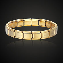Load image into Gallery viewer, Lanruisha namination jewelry popular style stainless steel bracelet letter and stretch fashion bangle for everybody jewelry