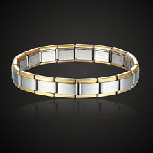 Load image into Gallery viewer, Lanruisha namination jewelry popular style stainless steel bracelet letter and stretch fashion bangle for everybody jewelry