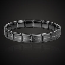 Load image into Gallery viewer, Lanruisha namination jewelry popular style stainless steel bracelet letter and stretch fashion bangle for everybody jewelry