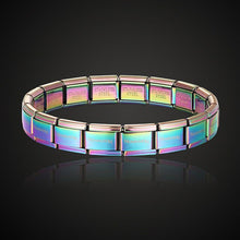 Load image into Gallery viewer, Lanruisha namination jewelry popular style stainless steel bracelet letter and stretch fashion bangle for everybody jewelry