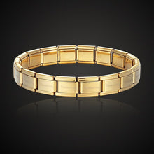 Load image into Gallery viewer, Lanruisha namination jewelry popular style stainless steel bracelet letter and stretch fashion bangle for everybody jewelry
