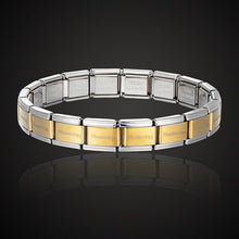 Load image into Gallery viewer, Lanruisha namination jewelry popular style stainless steel bracelet letter and stretch fashion bangle for everybody jewelry