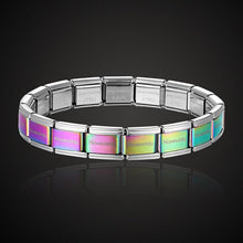 Load image into Gallery viewer, Lanruisha namination jewelry popular style stainless steel bracelet letter and stretch fashion bangle for everybody jewelry