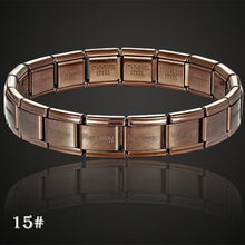 Load image into Gallery viewer, Lanruisha namination jewelry popular style stainless steel bracelet letter and stretch fashion bangle for everybody jewelry