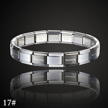 Load image into Gallery viewer, Lanruisha namination jewelry popular style stainless steel bracelet letter and stretch fashion bangle for everybody jewelry