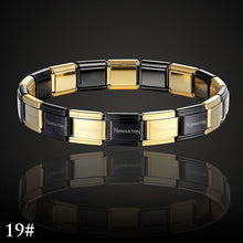 Load image into Gallery viewer, Lanruisha namination jewelry popular style stainless steel bracelet letter and stretch fashion bangle for everybody jewelry