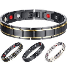 Load image into Gallery viewer, Mens Health Energy 3 IN 1 Bracelet Bangle for Arthritis Twisted Healthy Magnetic Bracelet for Women Power Therapy Magnets
