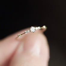 Load image into Gallery viewer, Fashion Women Ring Finger Jewelry Rose Gold /Sliver /Gold Color Rhinestone Crystal  Rings 4/5/6/7/8/9/10/11 Size Gift