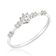 Load image into Gallery viewer, Fashion Women Ring Finger Jewelry Rose Gold /Sliver /Gold Color Rhinestone Crystal  Rings 4/5/6/7/8/9/10/11 Size Gift