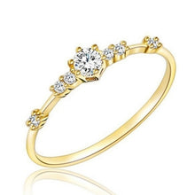 Load image into Gallery viewer, Fashion Women Ring Finger Jewelry Rose Gold /Sliver /Gold Color Rhinestone Crystal  Rings 4/5/6/7/8/9/10/11 Size Gift