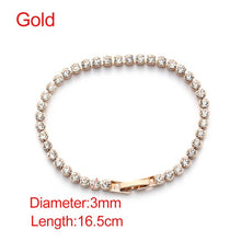 Load image into Gallery viewer, 1 Pc Newest Women Shiny Silver Color Bracelets Charm Austria Crystal Cuff Bangles Fashion Jewelry Best Gift For Women