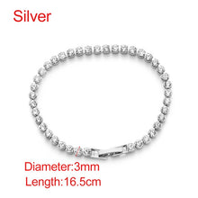 Load image into Gallery viewer, 1 Pc Newest Women Shiny Silver Color Bracelets Charm Austria Crystal Cuff Bangles Fashion Jewelry Best Gift For Women