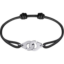 Load image into Gallery viewer, Handcuffs Woven Bracelet Sample Style Titanium Stainless Steel  Material Woven BlackBracelet Fashion Trendy Women Jewelry Gift