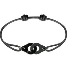 Load image into Gallery viewer, Handcuffs Woven Bracelet Sample Style Titanium Stainless Steel  Material Woven BlackBracelet Fashion Trendy Women Jewelry Gift