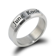Load image into Gallery viewer, BTS Related Products Fashion Titanium Steel Diamond Set Ring Creative Color Changing Rings Necklace-Dual Purpose