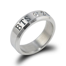 Load image into Gallery viewer, BTS Related Products Fashion Titanium Steel Diamond Set Ring Creative Color Changing Rings Necklace-Dual Purpose