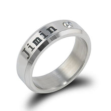Load image into Gallery viewer, BTS Related Products Fashion Titanium Steel Diamond Set Ring Creative Color Changing Rings Necklace-Dual Purpose