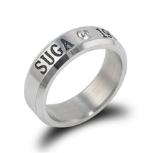 Load image into Gallery viewer, BTS Related Products Fashion Titanium Steel Diamond Set Ring Creative Color Changing Rings Necklace-Dual Purpose