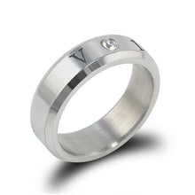 Load image into Gallery viewer, BTS Related Products Fashion Titanium Steel Diamond Set Ring Creative Color Changing Rings Necklace-Dual Purpose