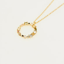 Load image into Gallery viewer, Altruist 925 Sterling Silver Gold Leter M Pendant Initial F Alphabet Necklace Opals Fashion 2019 Women Accessories Jewelry
