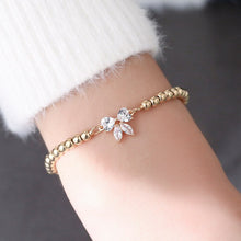Load image into Gallery viewer, Elegant Gold Color Beads Bracelets For Women Korean Crystal Butterfly Chain Bracelet Femme Jewelry