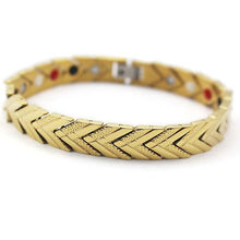 Load image into Gallery viewer, Elegant V Care Blood Pressure Magnetic Bracelet For Women's Fashion Negative Ion Germanium Energy Bracelet 6mm Width