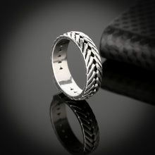 Load image into Gallery viewer, 316L Stainless Steel Handmade Buddha Ring Unisex Biker Ring Punk European Style Men Chain Rings To Female Jewelry Free Shipping