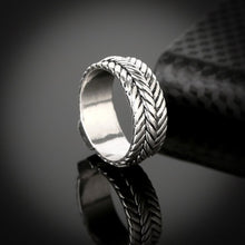 Load image into Gallery viewer, 316L Stainless Steel Handmade Buddha Ring Unisex Biker Ring Punk European Style Men Chain Rings To Female Jewelry Free Shipping
