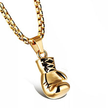 Load image into Gallery viewer, Stainless Steel Boxing Glove Necklace Chain Pair Boxing Glove Pendant Necklaces For Men Boys Charm Fashion Sport Fitness Jewelry
