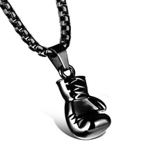 Load image into Gallery viewer, Stainless Steel Boxing Glove Necklace Chain Pair Boxing Glove Pendant Necklaces For Men Boys Charm Fashion Sport Fitness Jewelry
